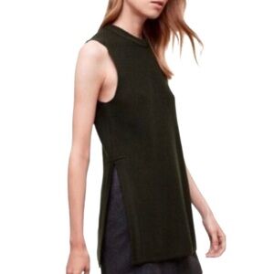 Wilfred | Aritzia Black Knit Palmier Sleeveless Sweater Size XXS